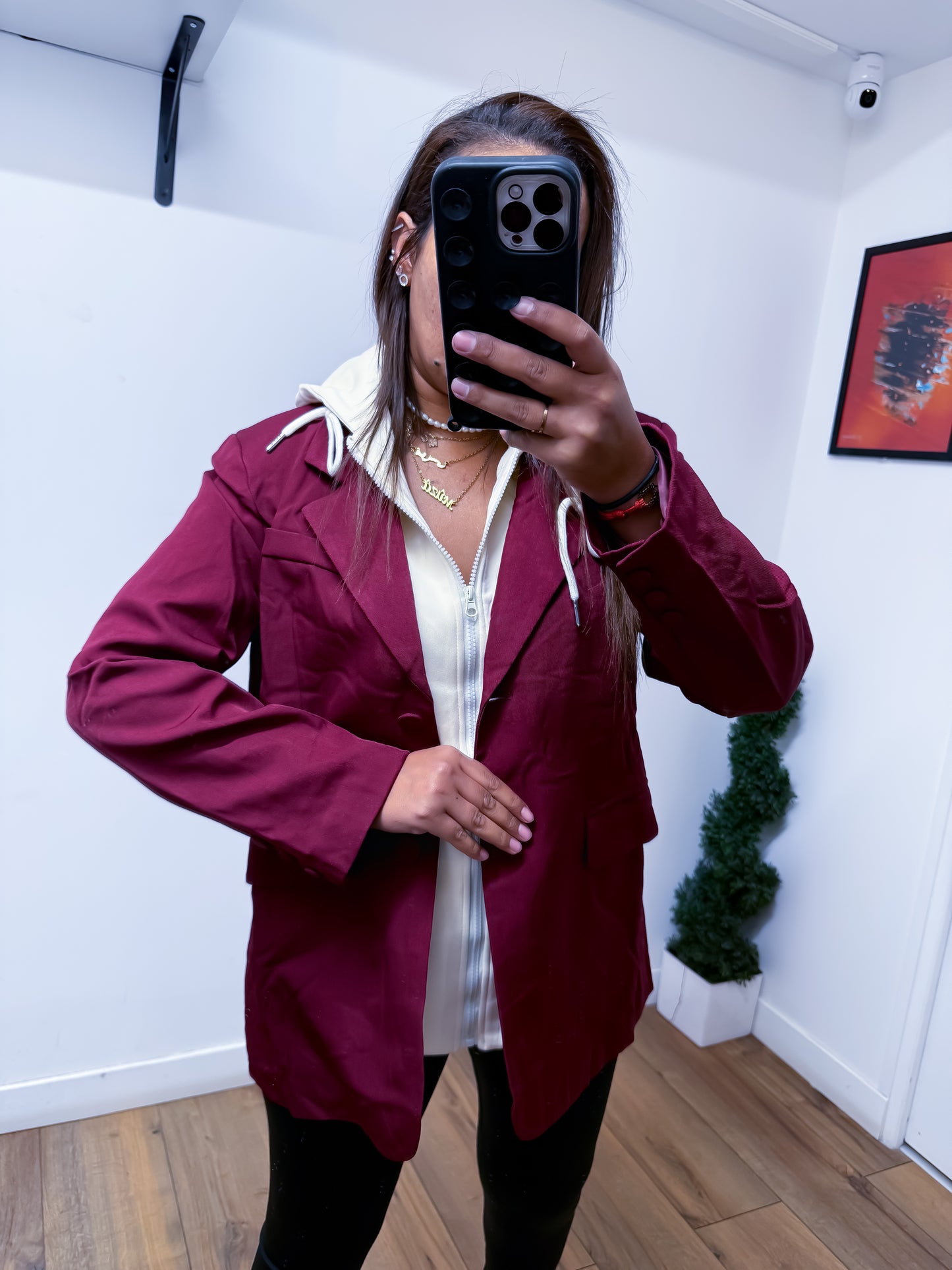 Blazer Duo Bordeaux