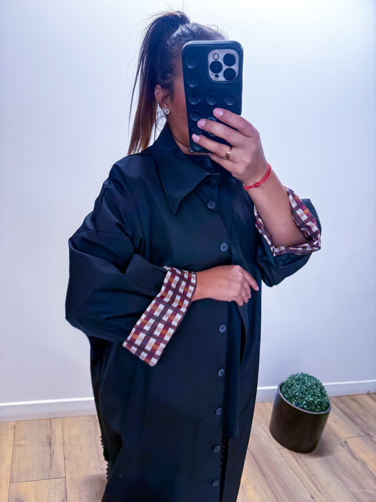 Trench imperméable doublure carreaux