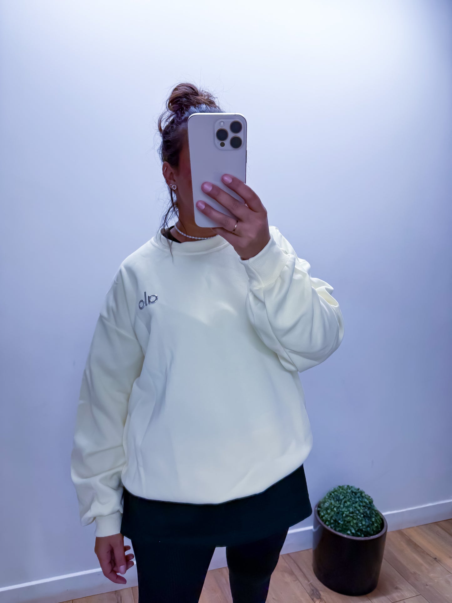 Pull LOOSE ALO Jaune Pâle