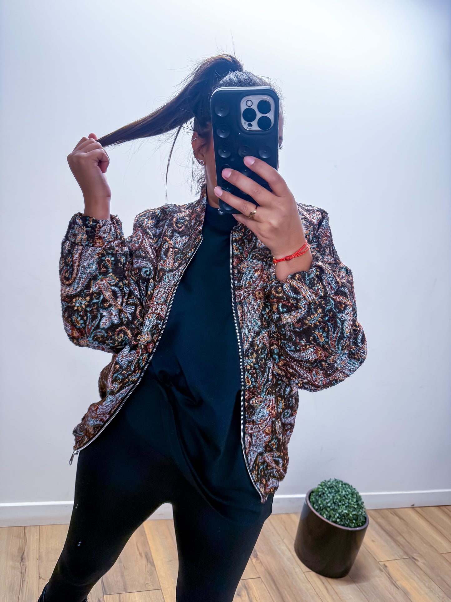 Bombers imprimé cachemire multicolore