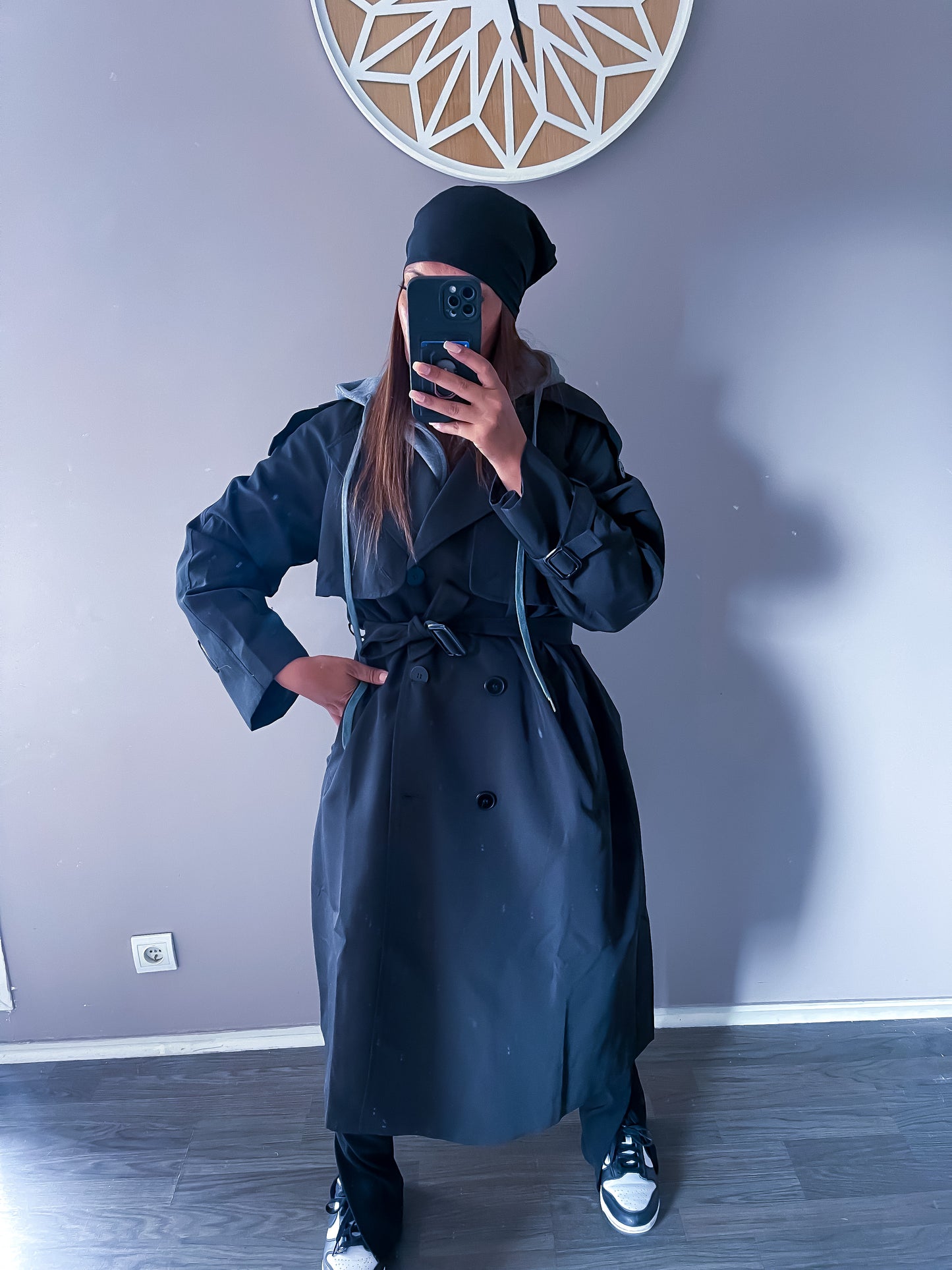 Trench à capuche