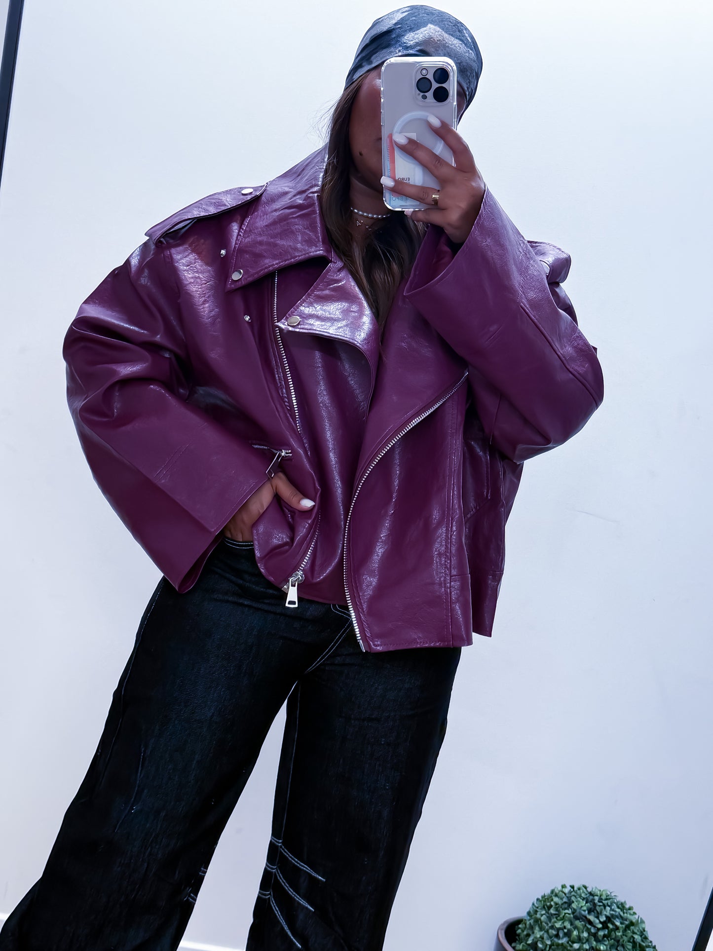 Veste Oversize HYPE Structure Prune -