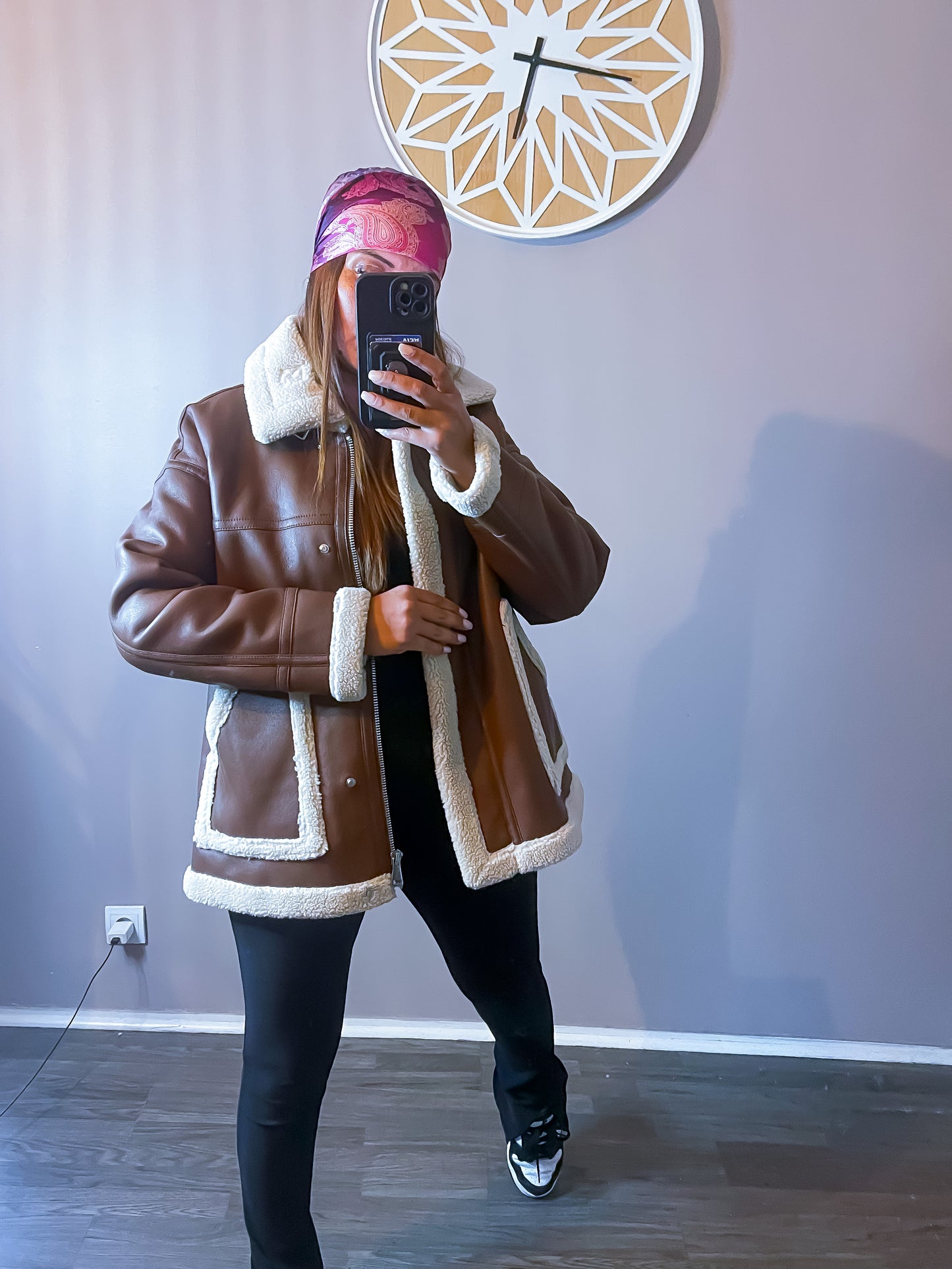 Manteau marron