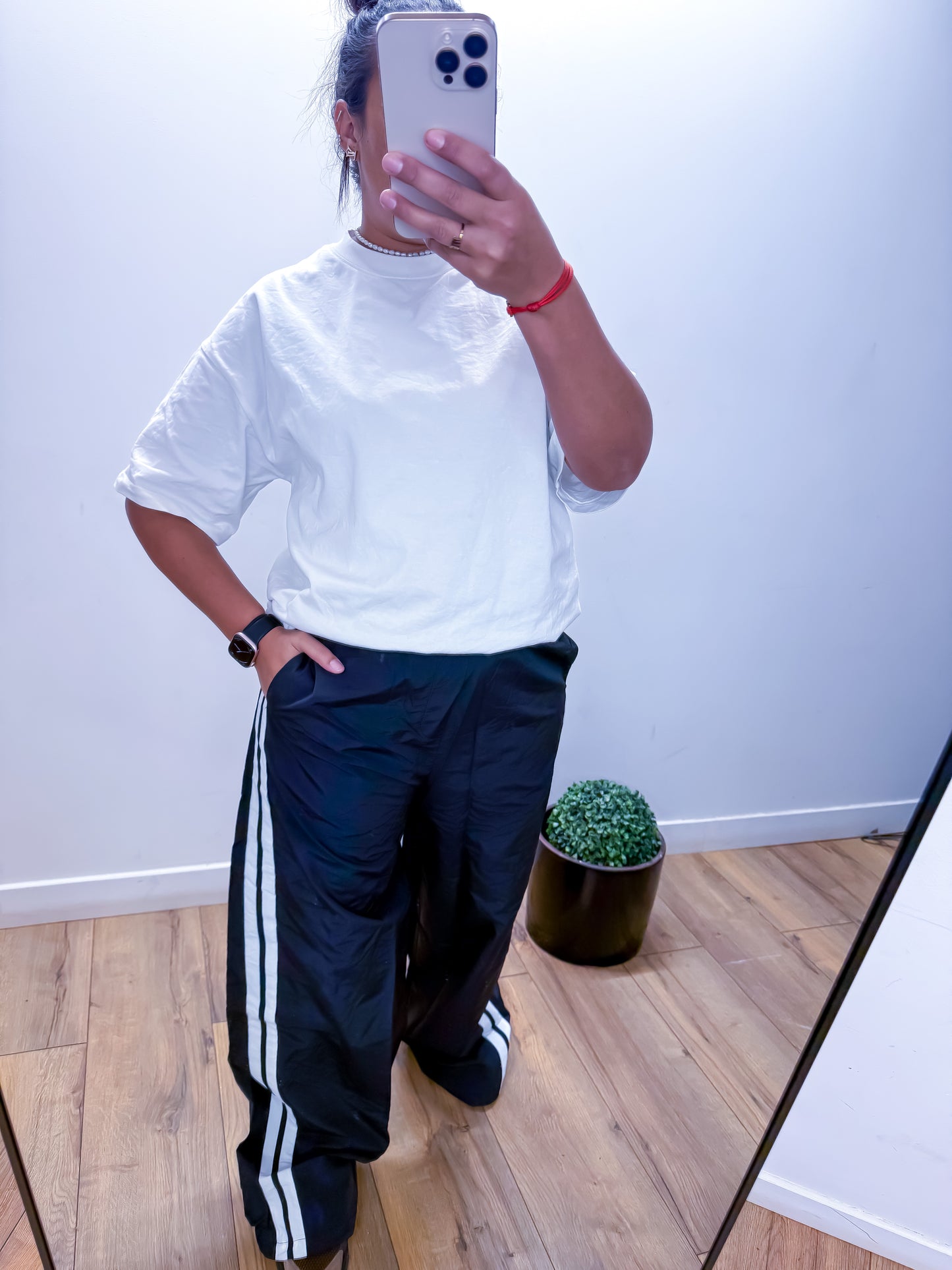 Jogging Sportswear Bandes Blanches Inspiration Balenci