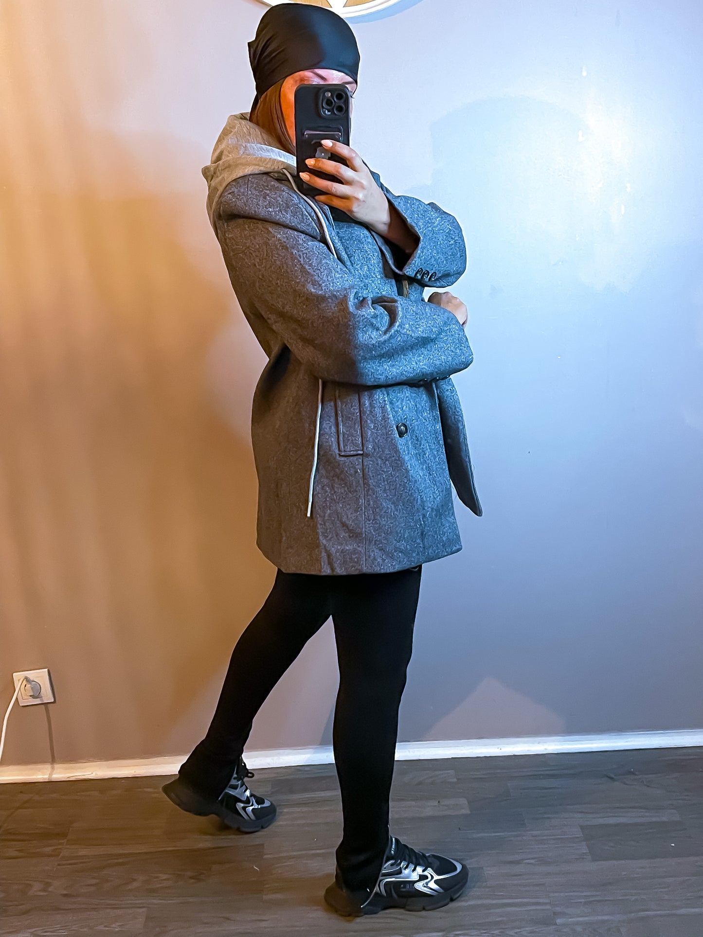 Manteau Aya gris