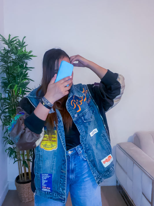 Veste bombers jean