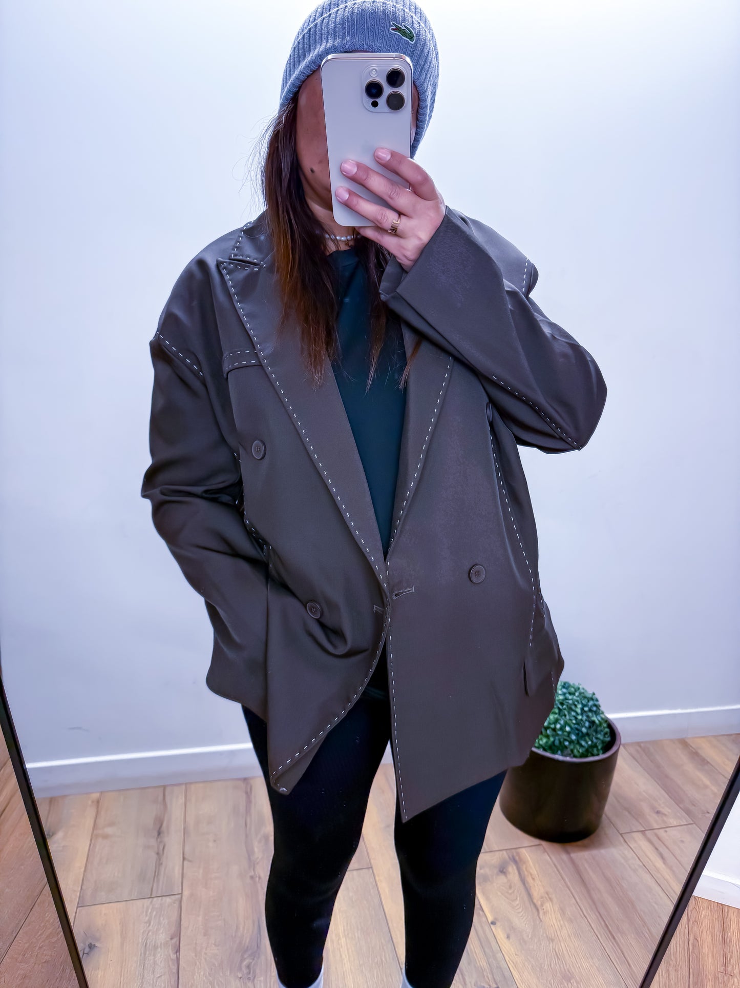 NOCTURNE Blazer Surpiquémarron