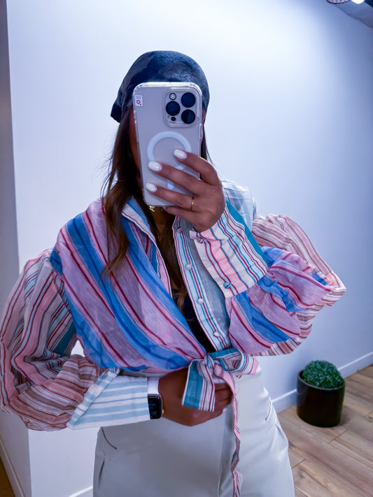 Chemisier RAINB ballon structuré - Mûzâ paris