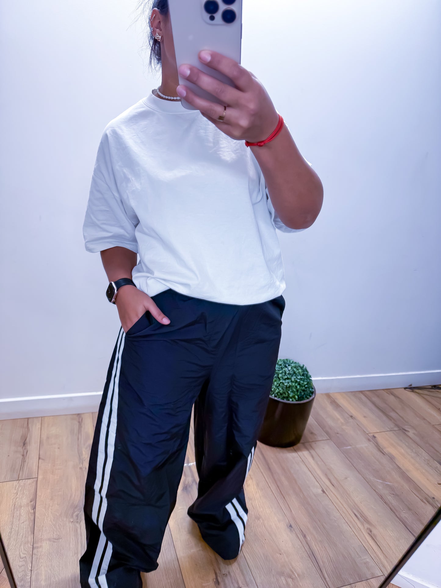 Jogging Sportswear Bandes Blanches Inspiration Balenci