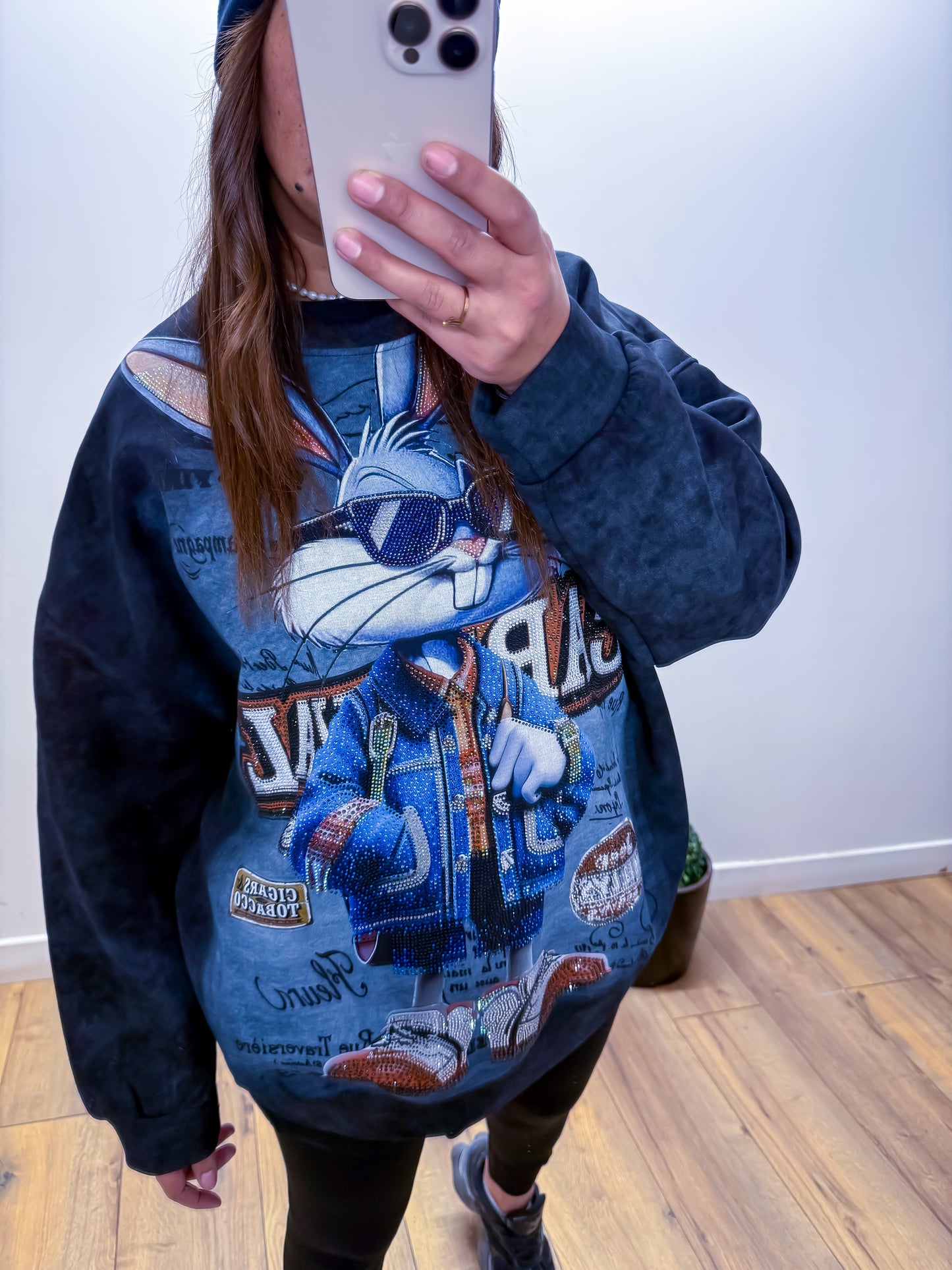 Hoodie Void Cocoon - Noir