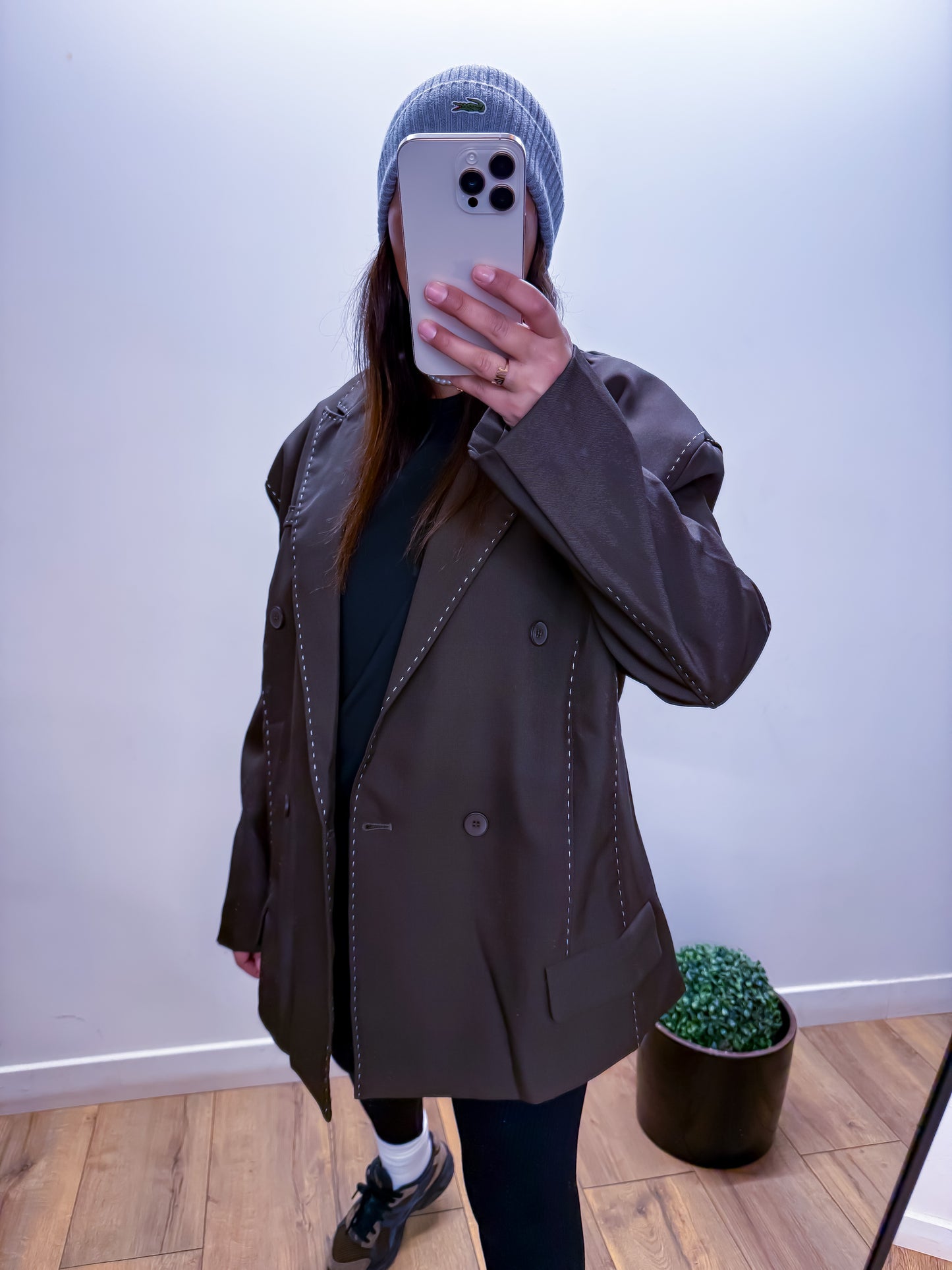 NOCTURNE Blazer Surpiquémarron