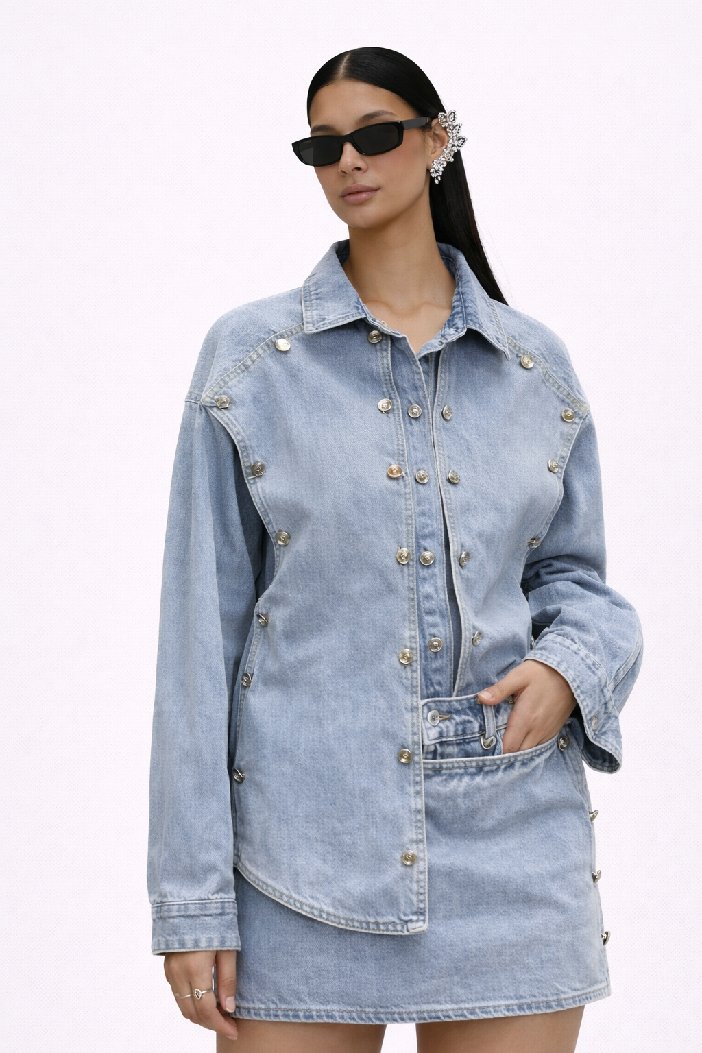 Chemise Denim Constellation exclu muza