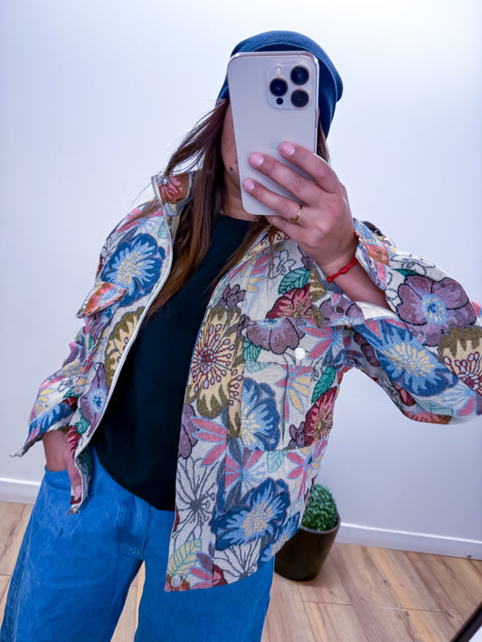 Jacket FLOWER nude