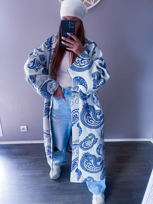 Kimono BOULY bleu