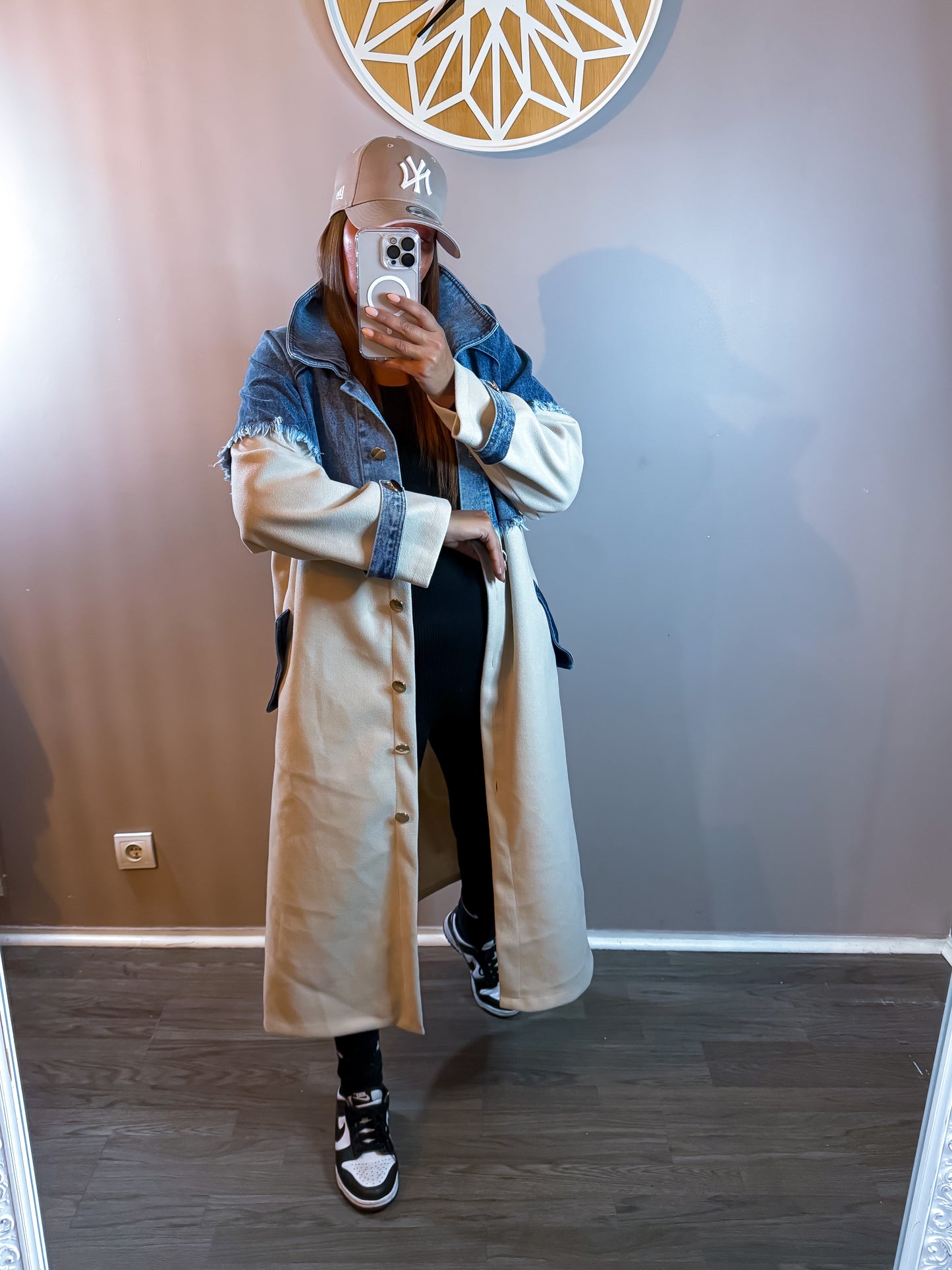 Manteau Basilah nude