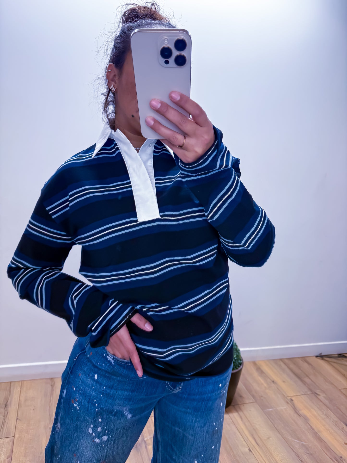 Polo Coton Rayé Inspiration Miu