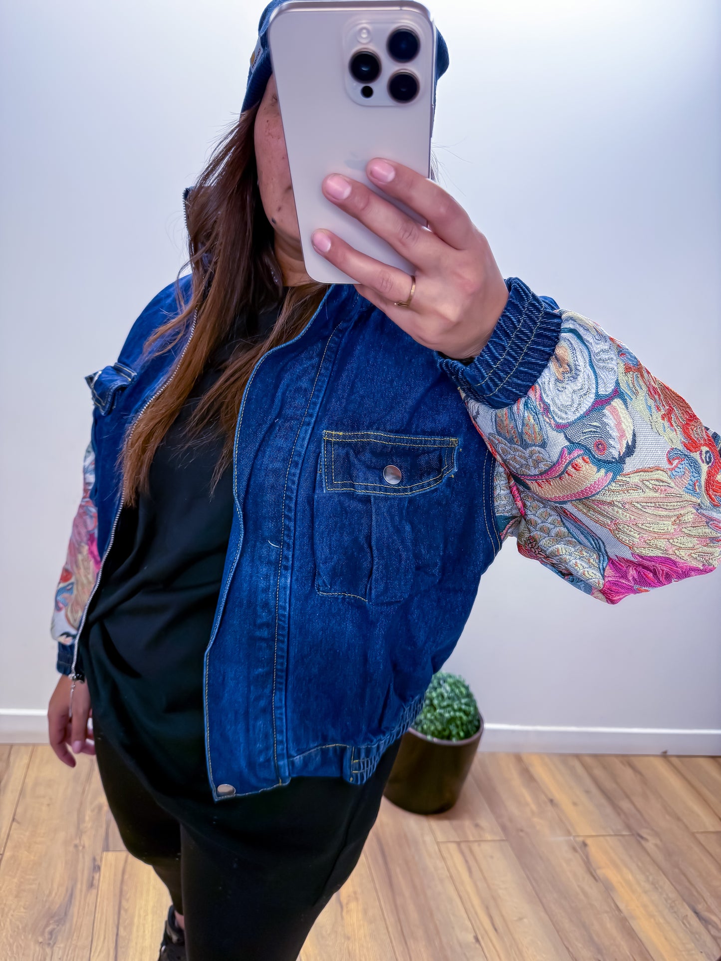 JACKET fushia jean