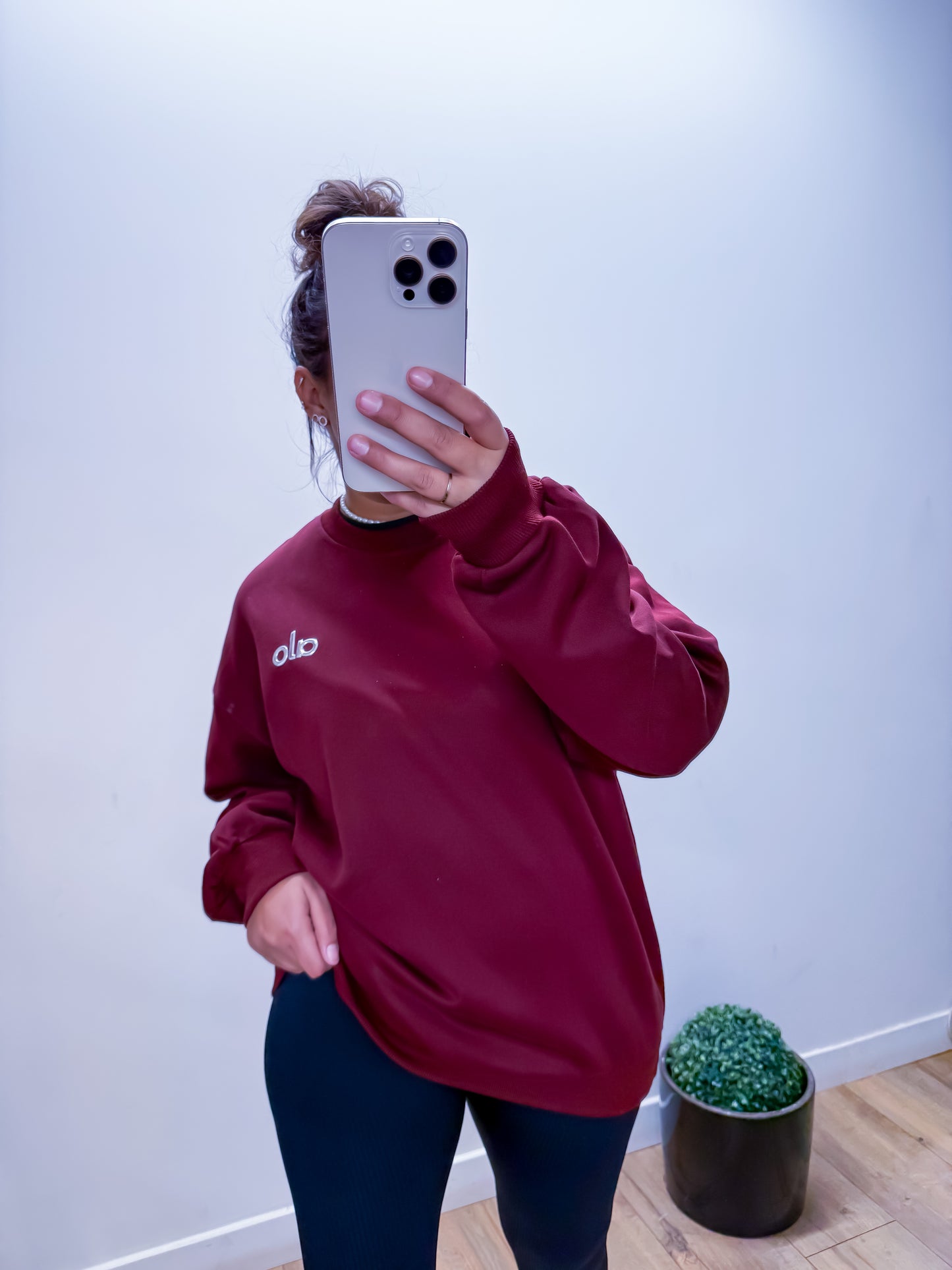 Pull LOOSE ALO Bordeaux