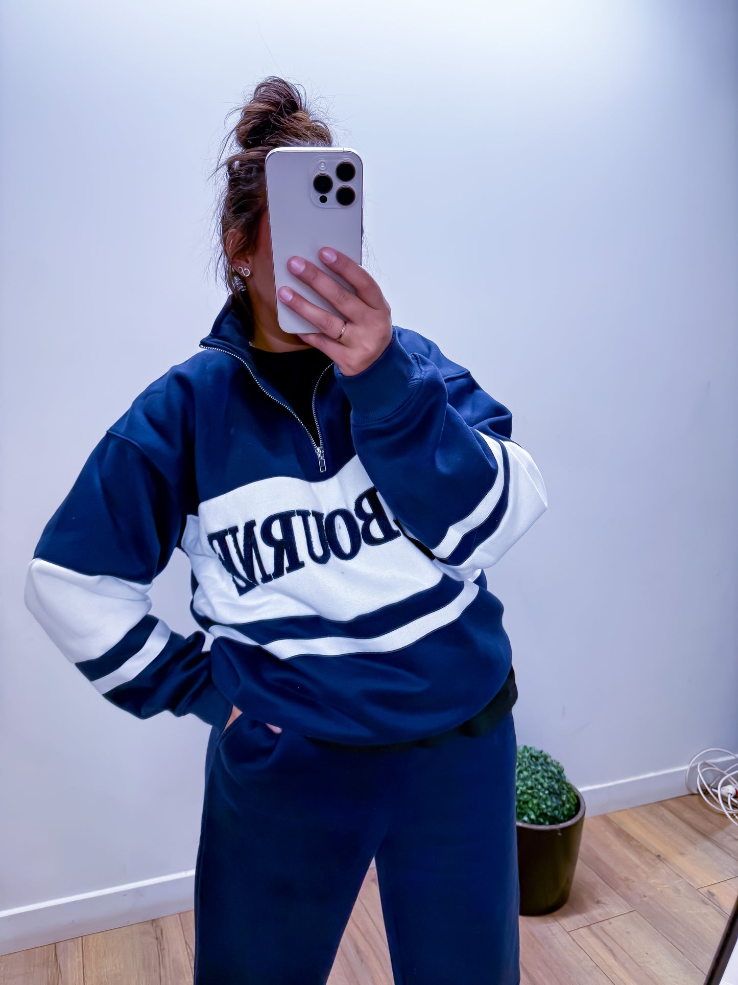 Ensemble Sportswear BOURN - Sweat Zippé et Pantalon