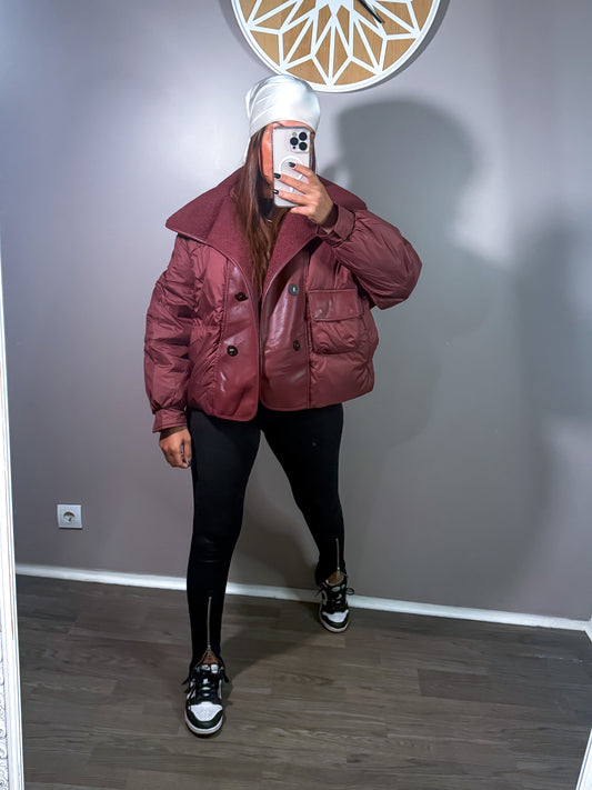 Doudoune Dina bordeaux