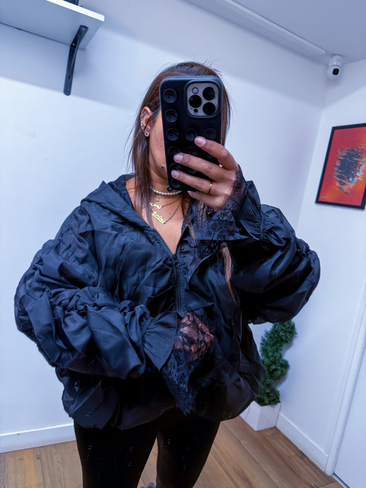 Veste Romantique Noire