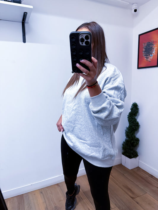 Pull Tiger Vintage Gris