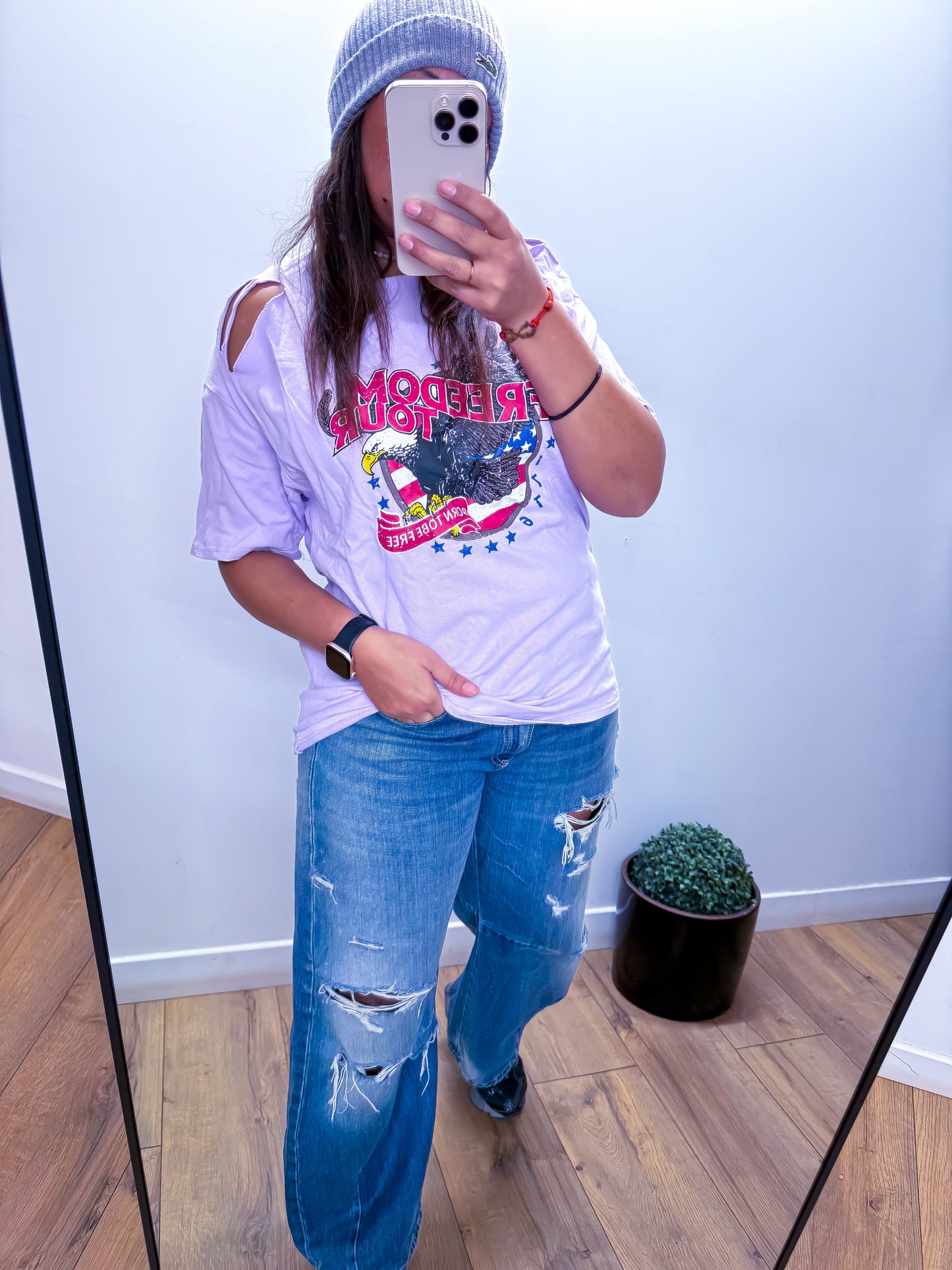 Tee-Shirt Rébellion - Violet Destroyé