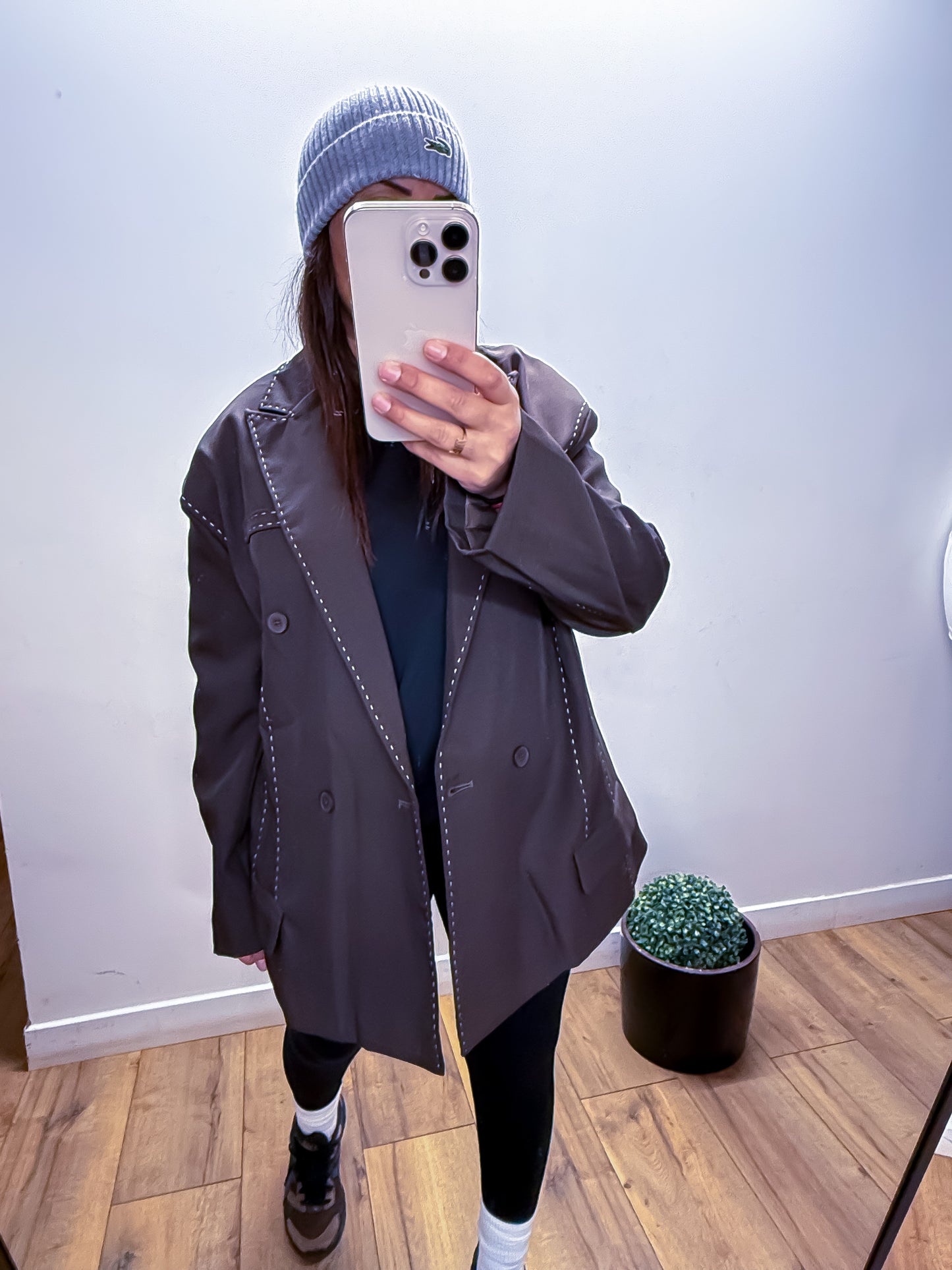NOCTURNE Blazer Surpiquémarron