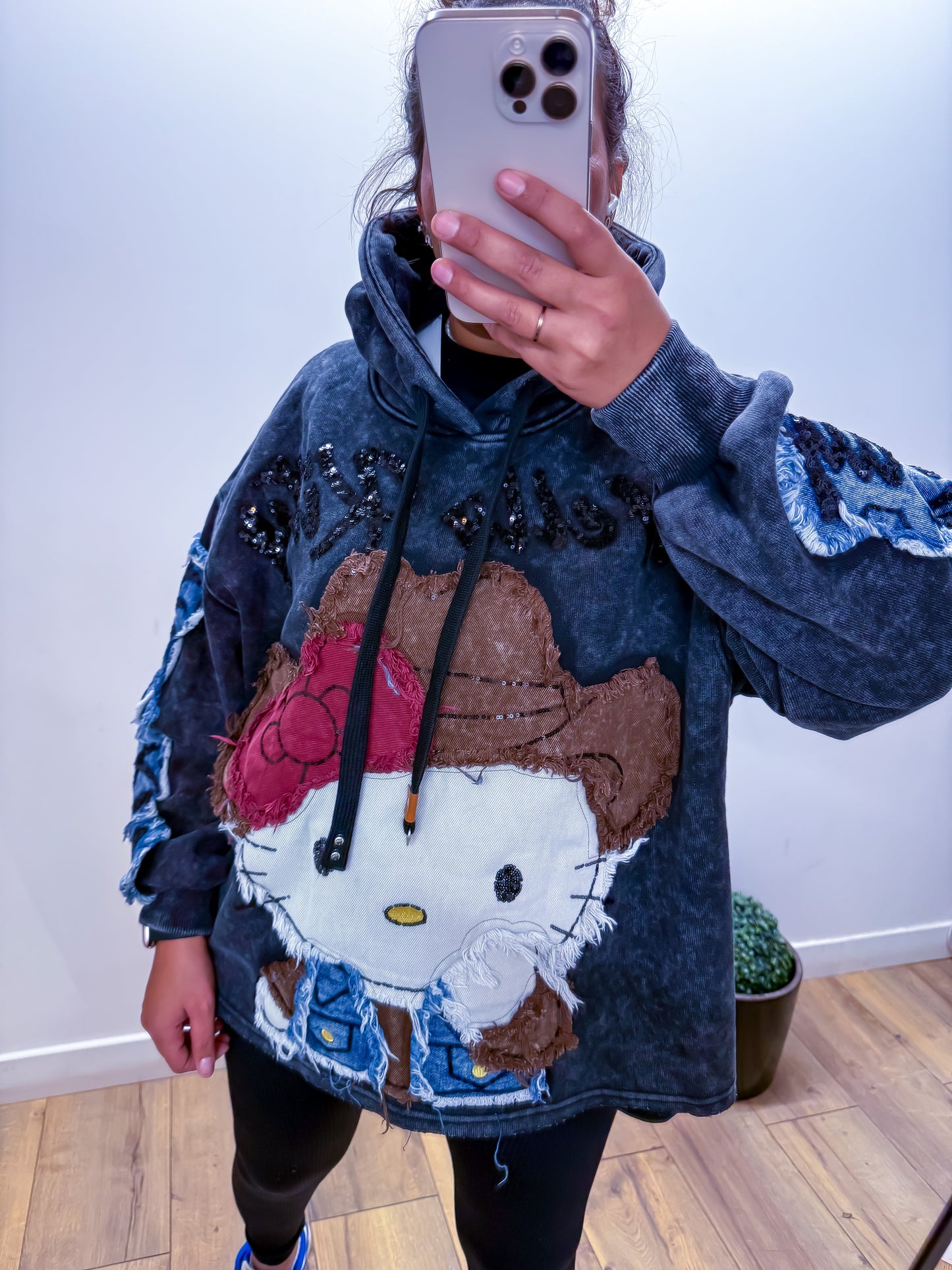 Hoodie Nuage Polaire Kitty
