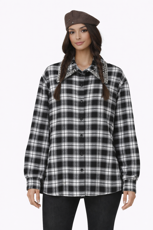 Blouse ombra noir