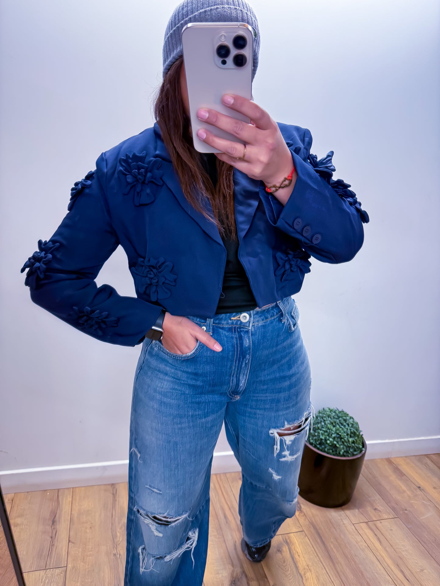 Blazer Floralis - Édition Fleurs 3D