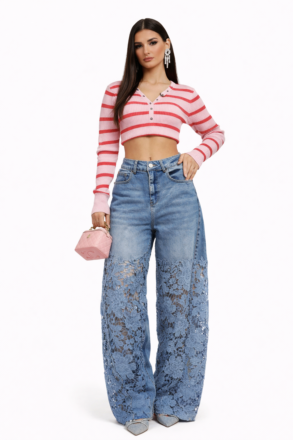 Jean « Crystal Haze » Wide Leg