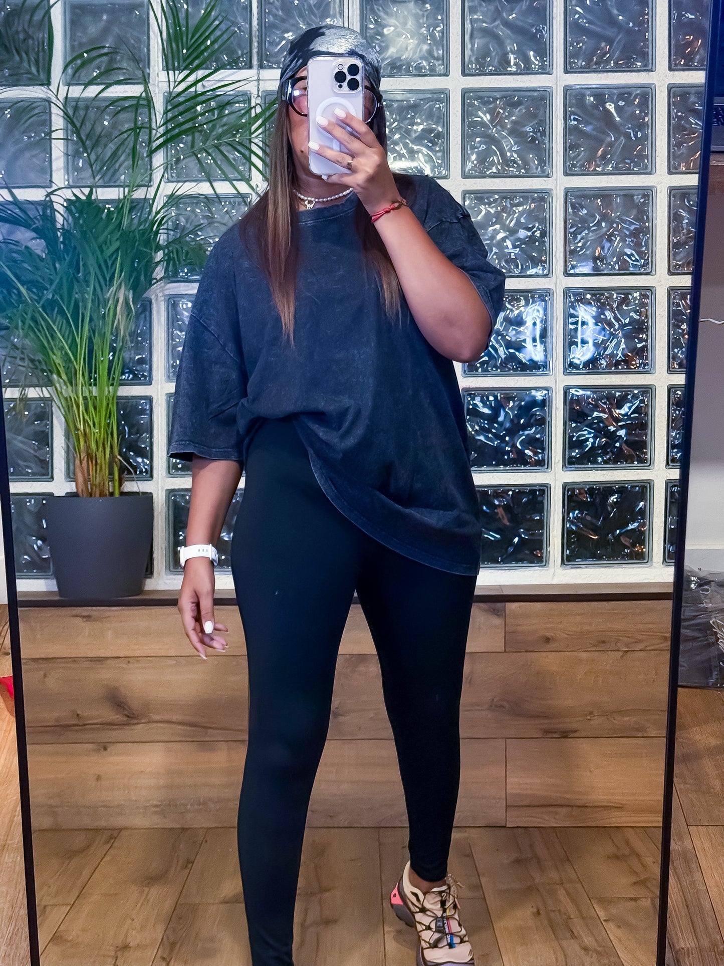 Tee-shirt oversize LOOSE gris chiné