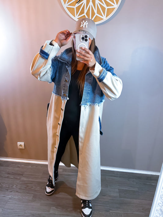 Manteau Basilah nude