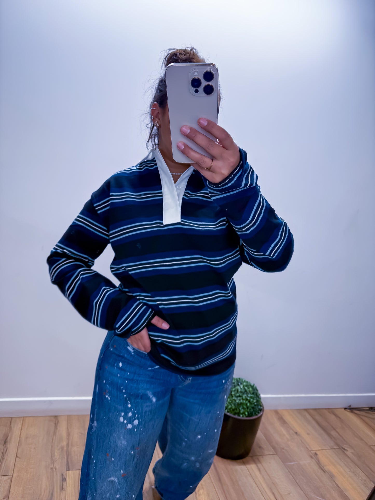 Polo Coton Rayé Inspiration Miu