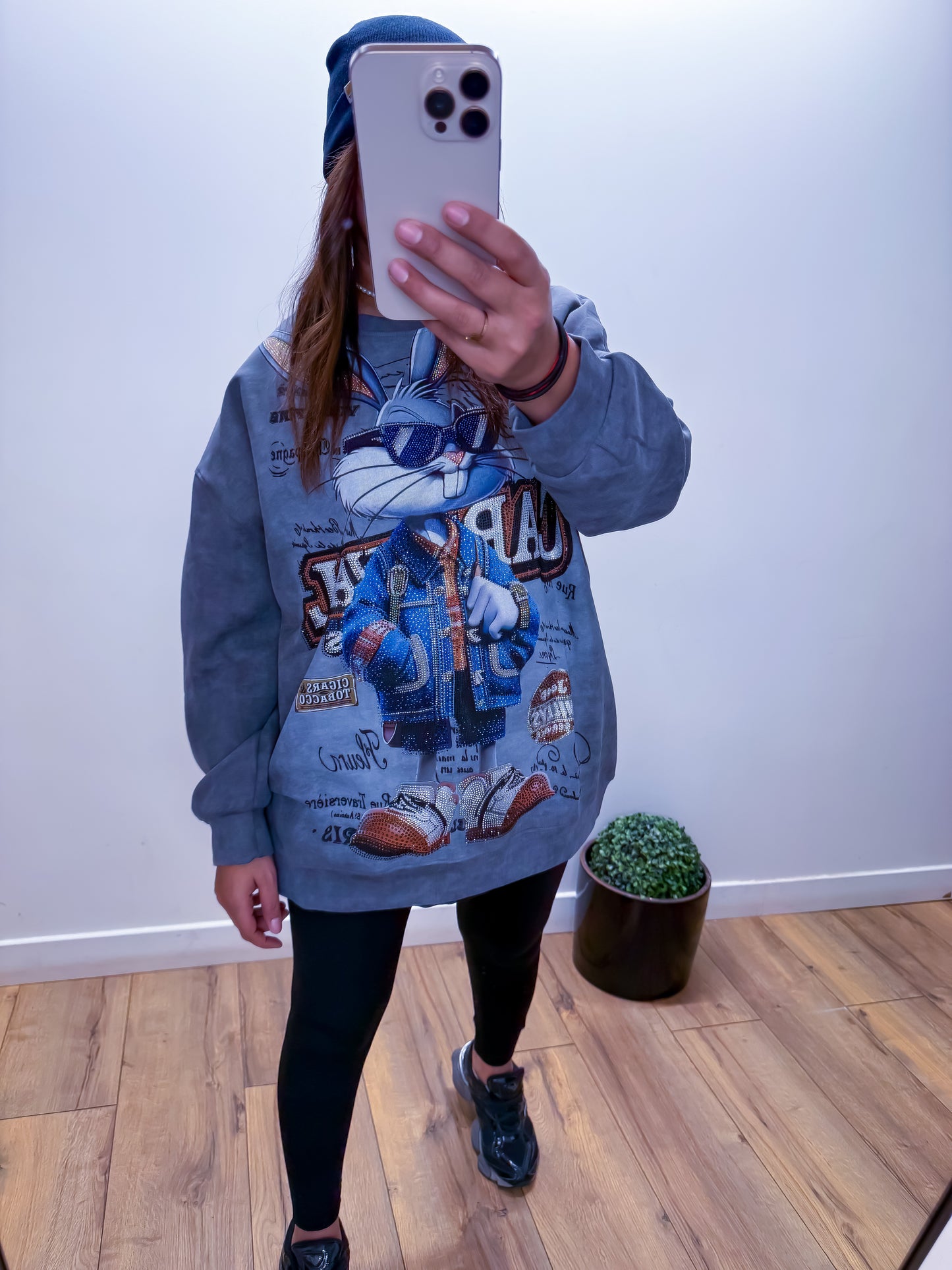 Hoodie Void Cocoon - Gris