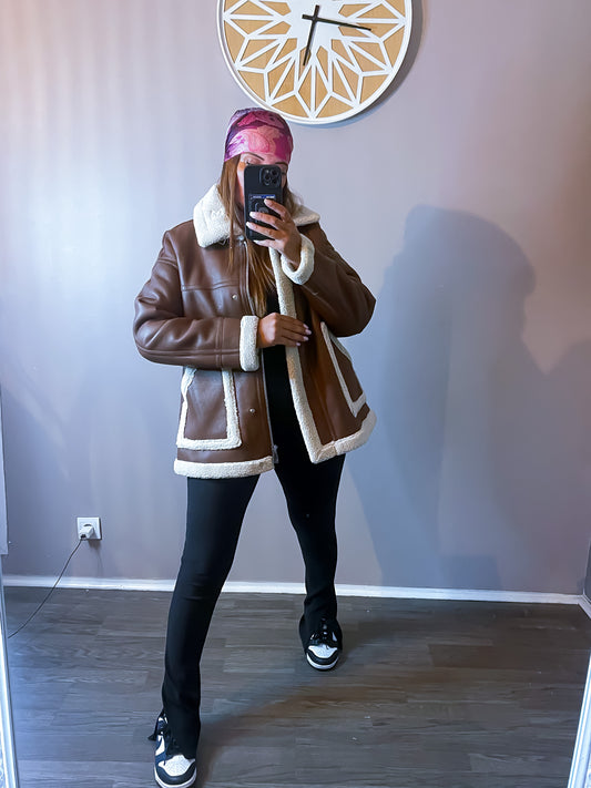 Manteau marron