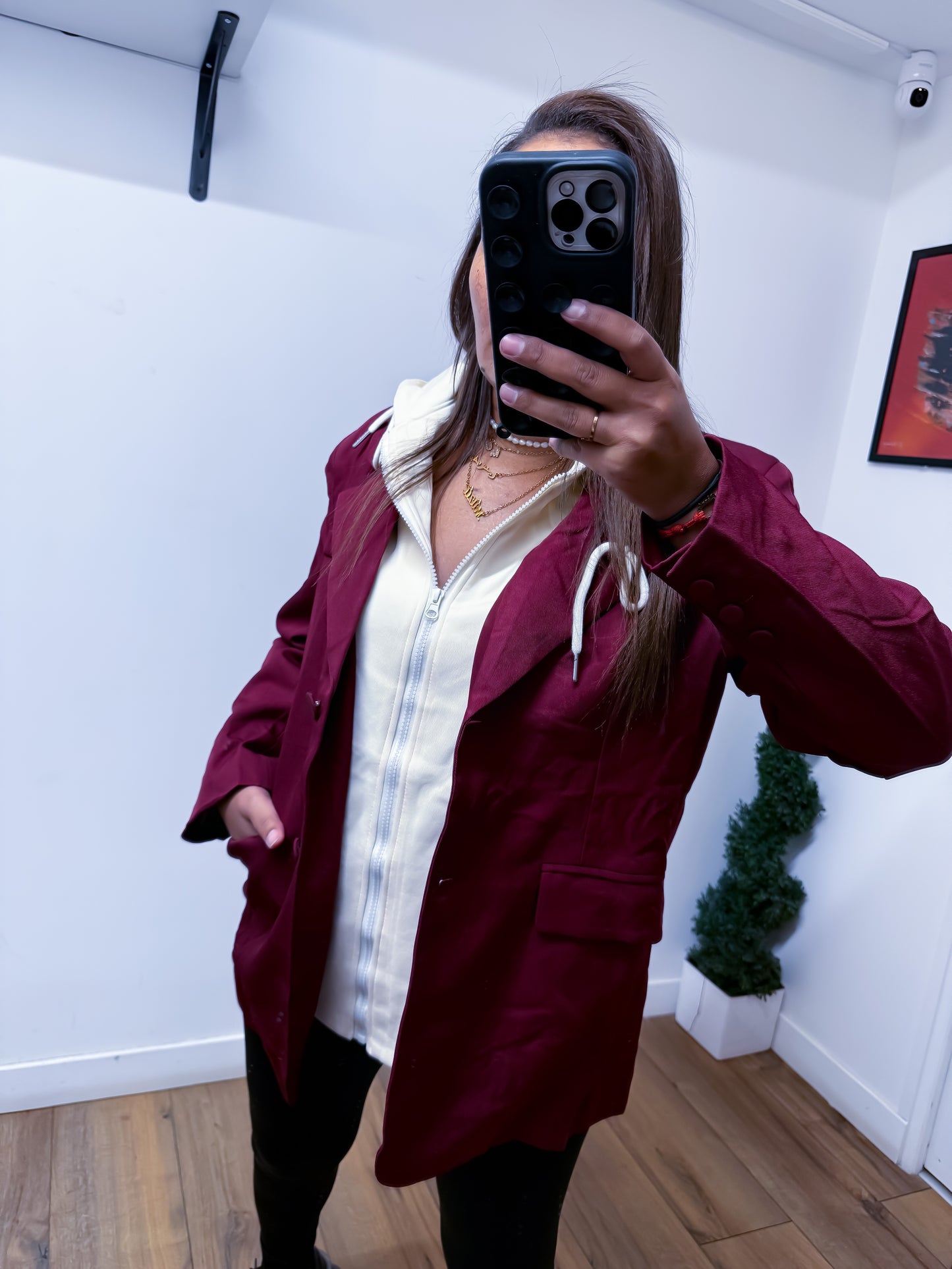 Blazer Duo Bordeaux