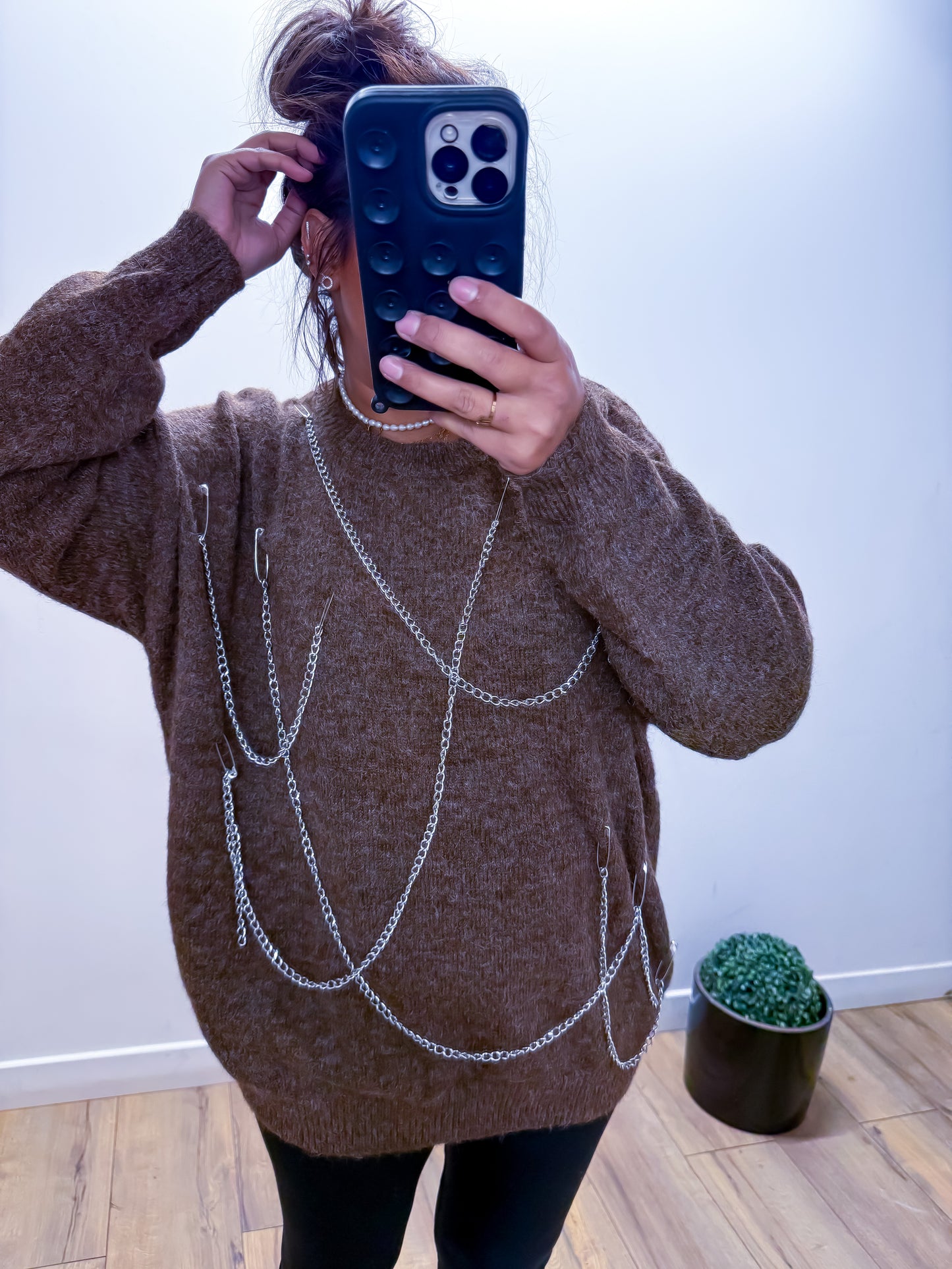 Pull Oversize Chaînes