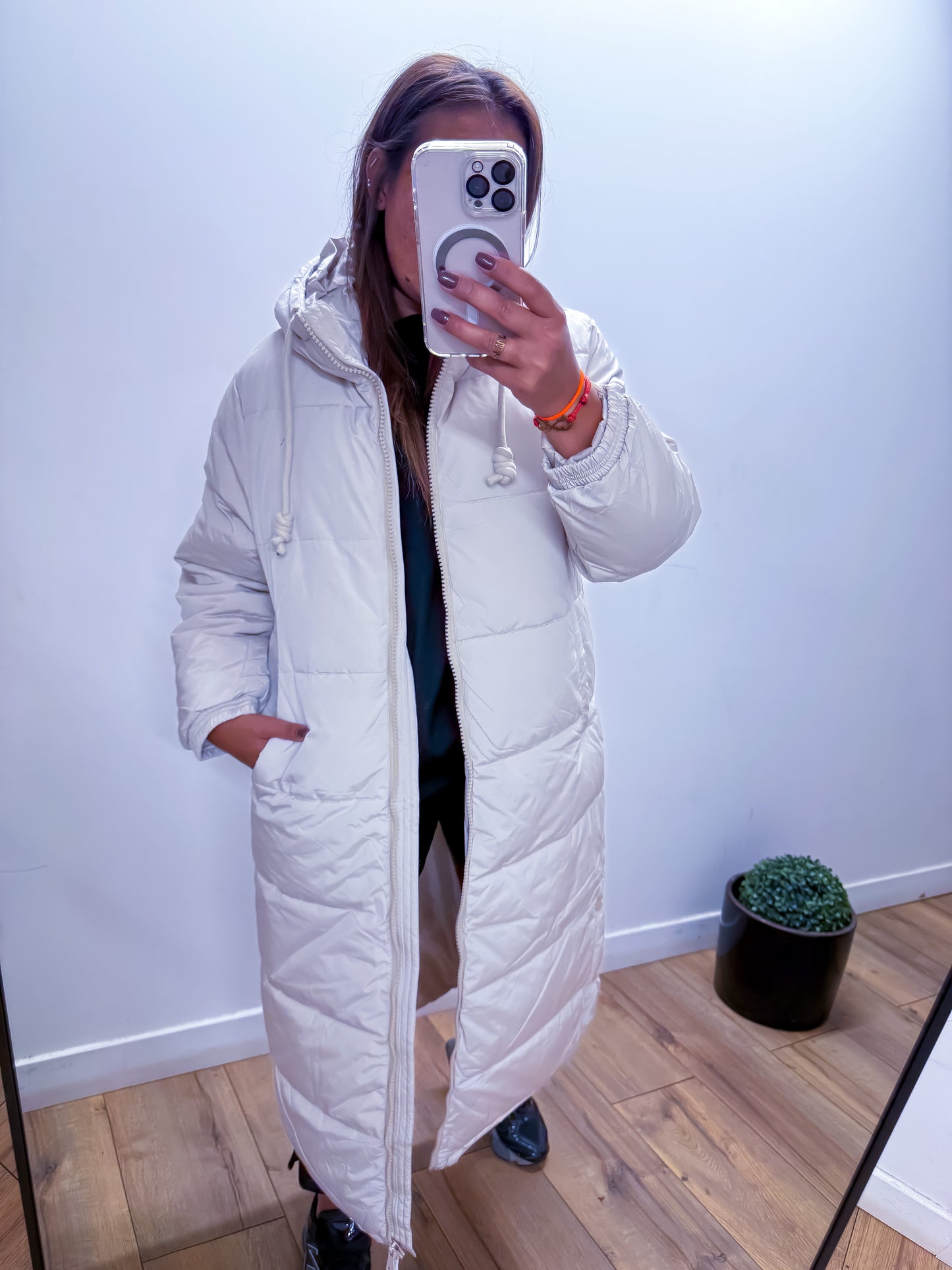 Puffer Beige Ultra Long