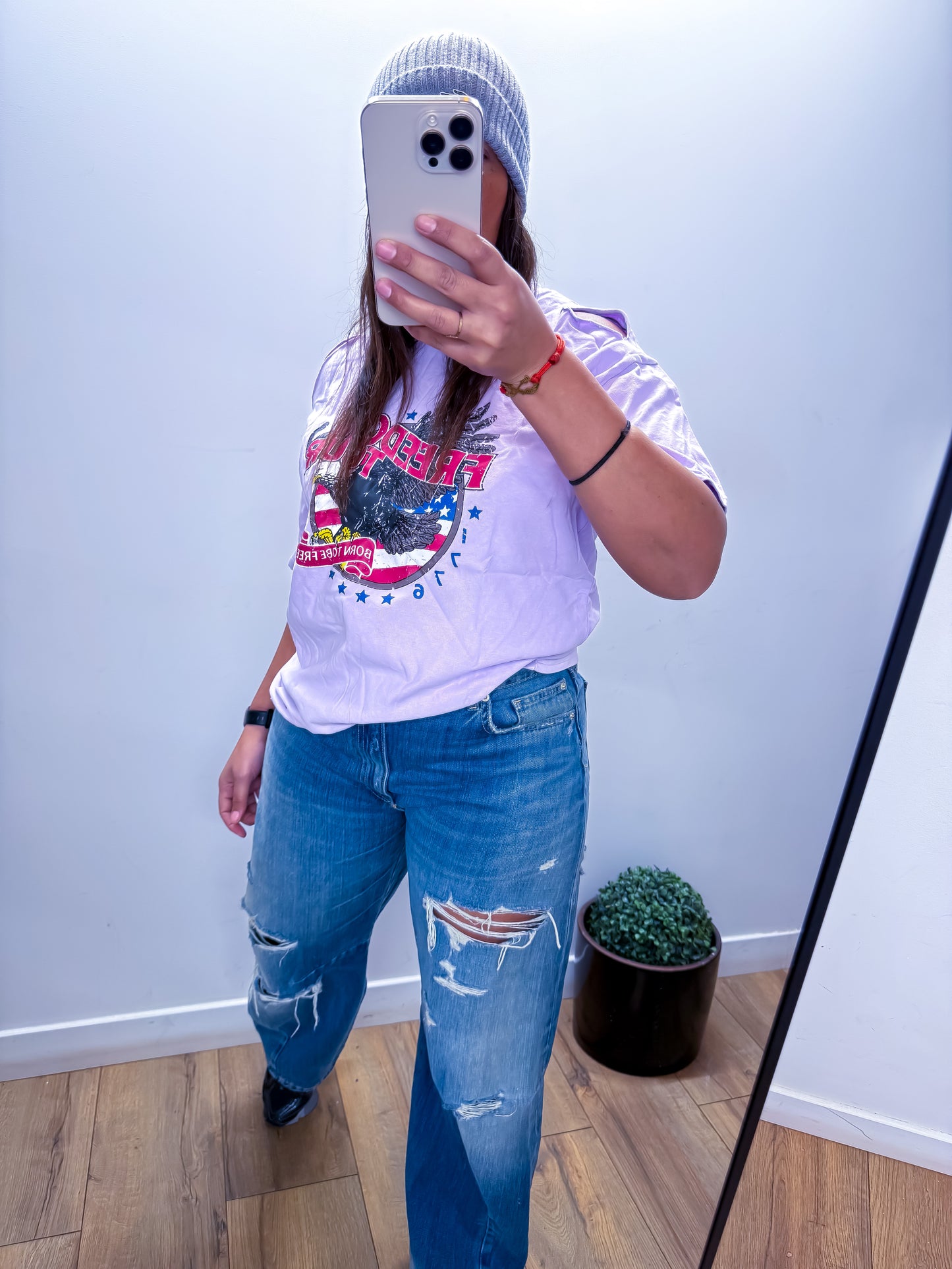 Tee-Shirt Rébellion - Violet Destroyé