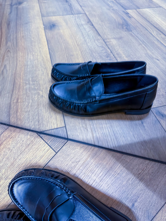 Mocassins Cuir Noir Collection Mûzâ