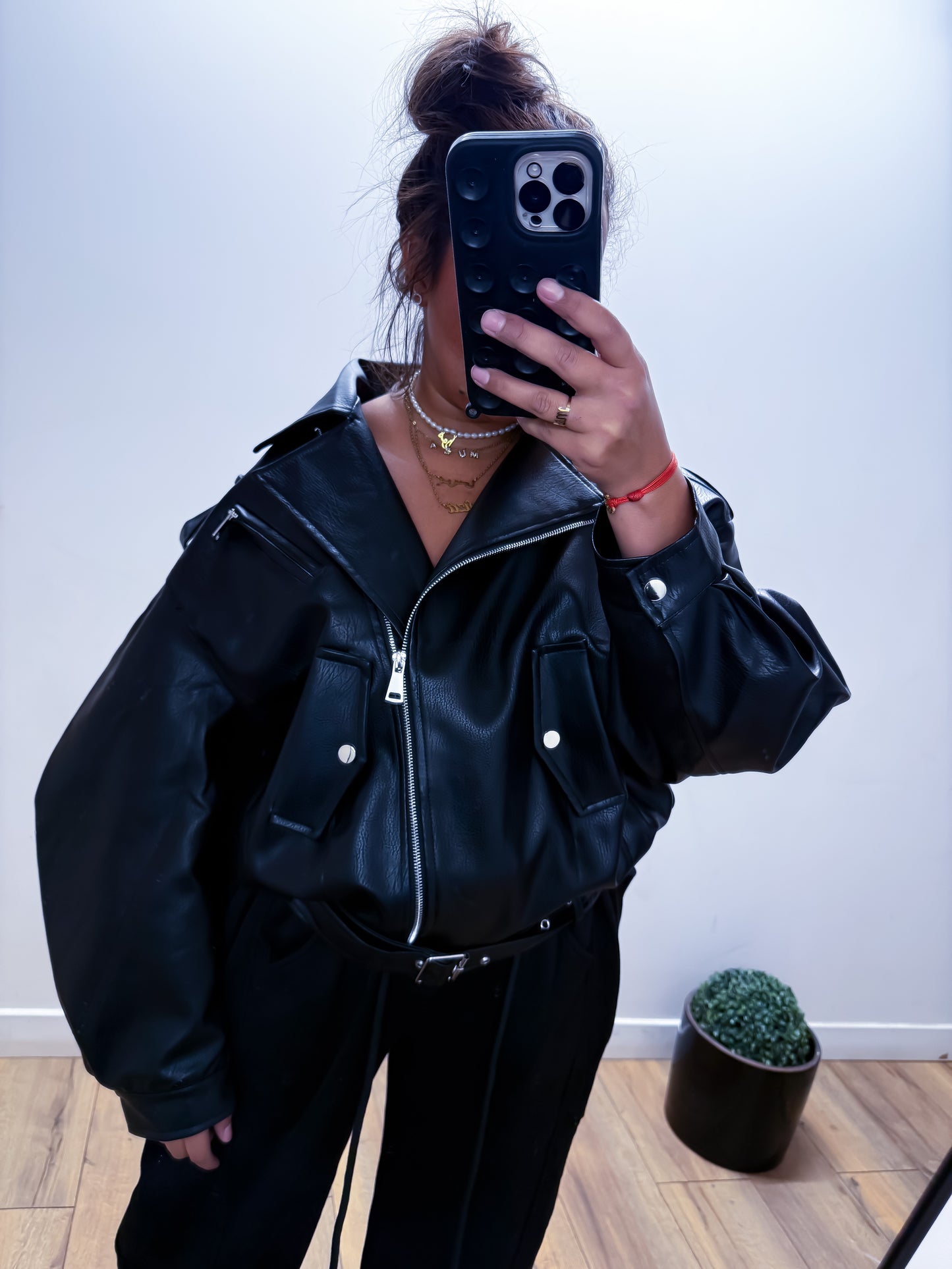 Veste Simili Cuir COVER Loose