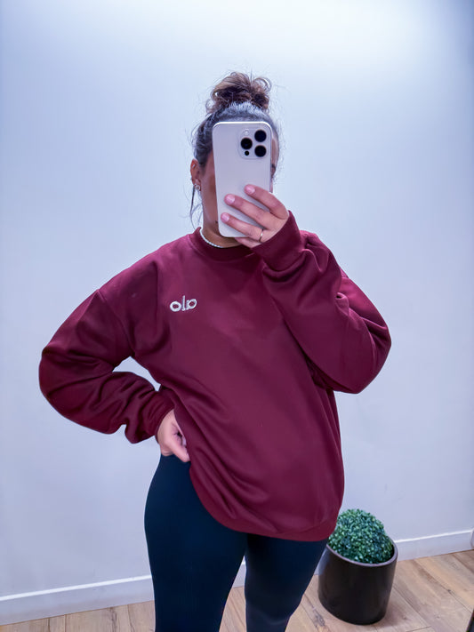 Pull LOOSE ALO Bordeaux