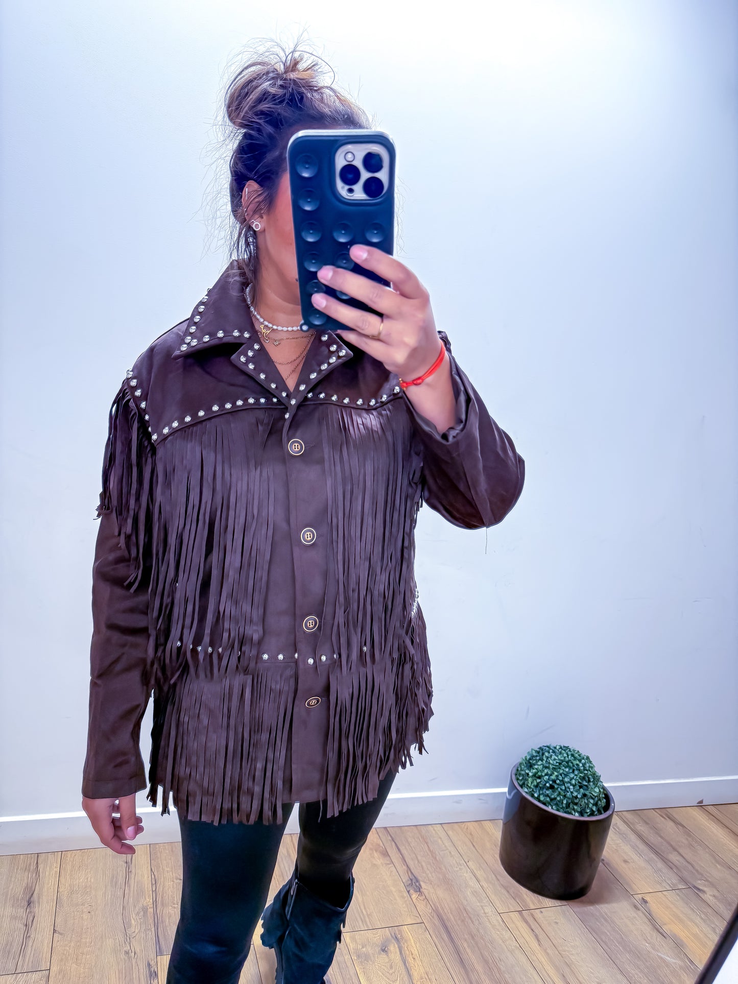 Veste Franges Western