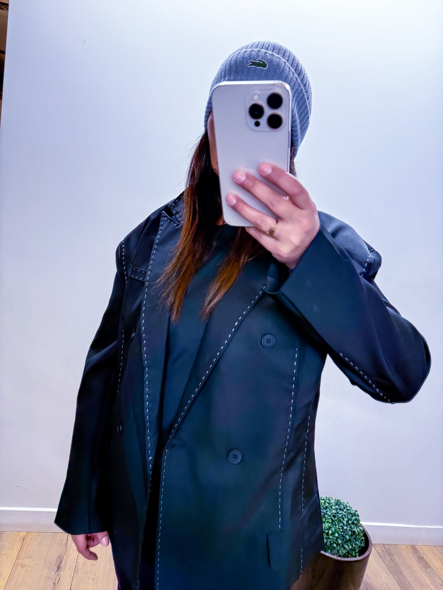 NOCTURNE Blazer Surpiqué Noir