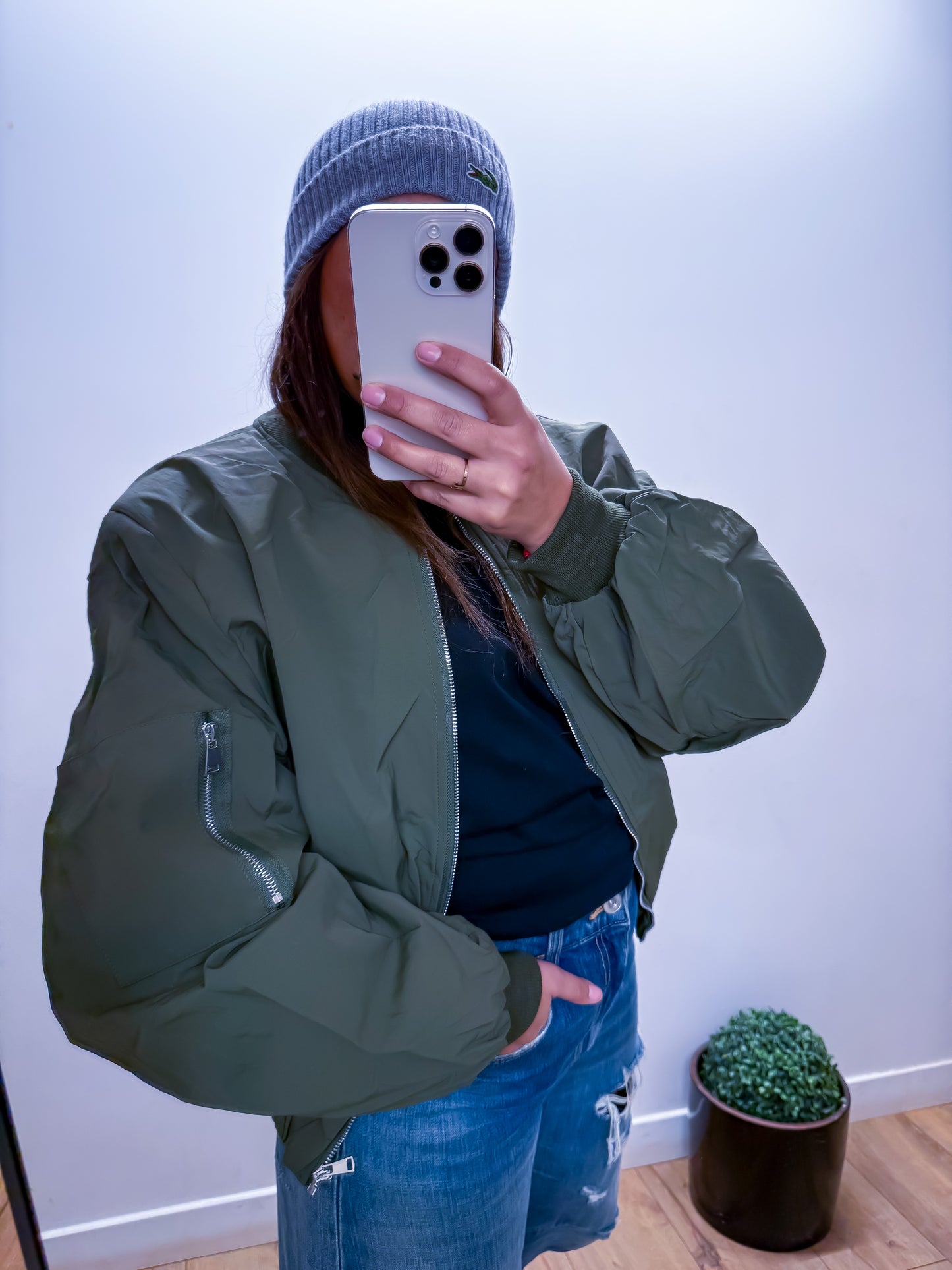 Bomber Odyssée - Kaki Oversized