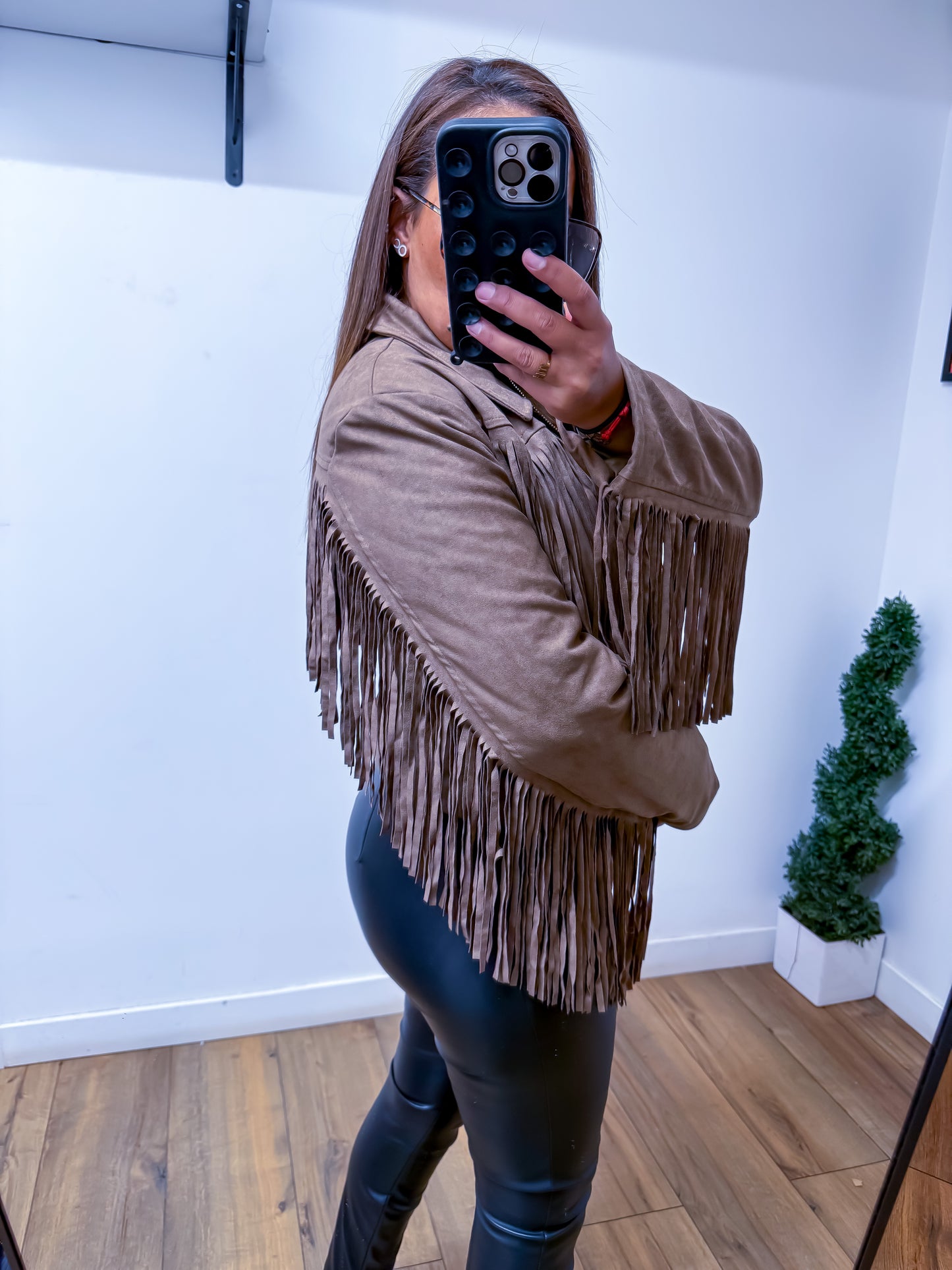 Perfecto Frange Taupe