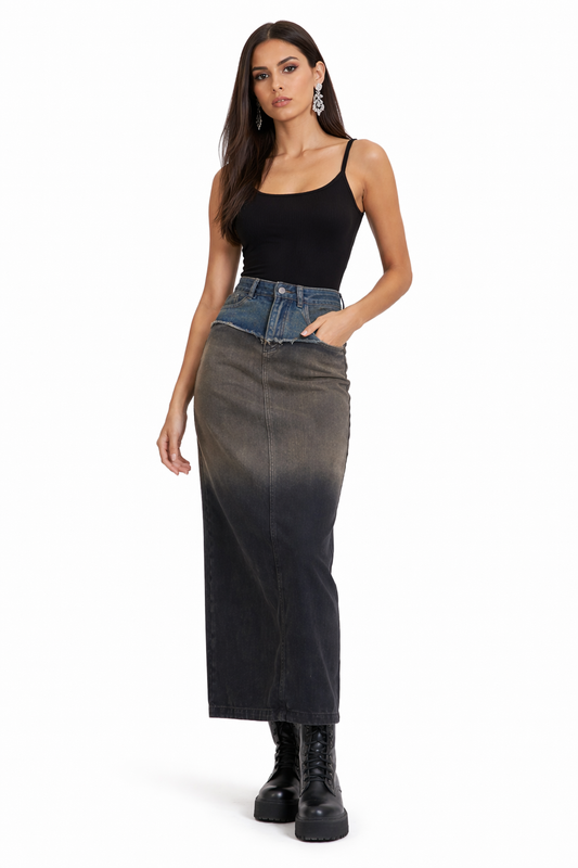 Jupe Denim Duality black - Édition Limitée