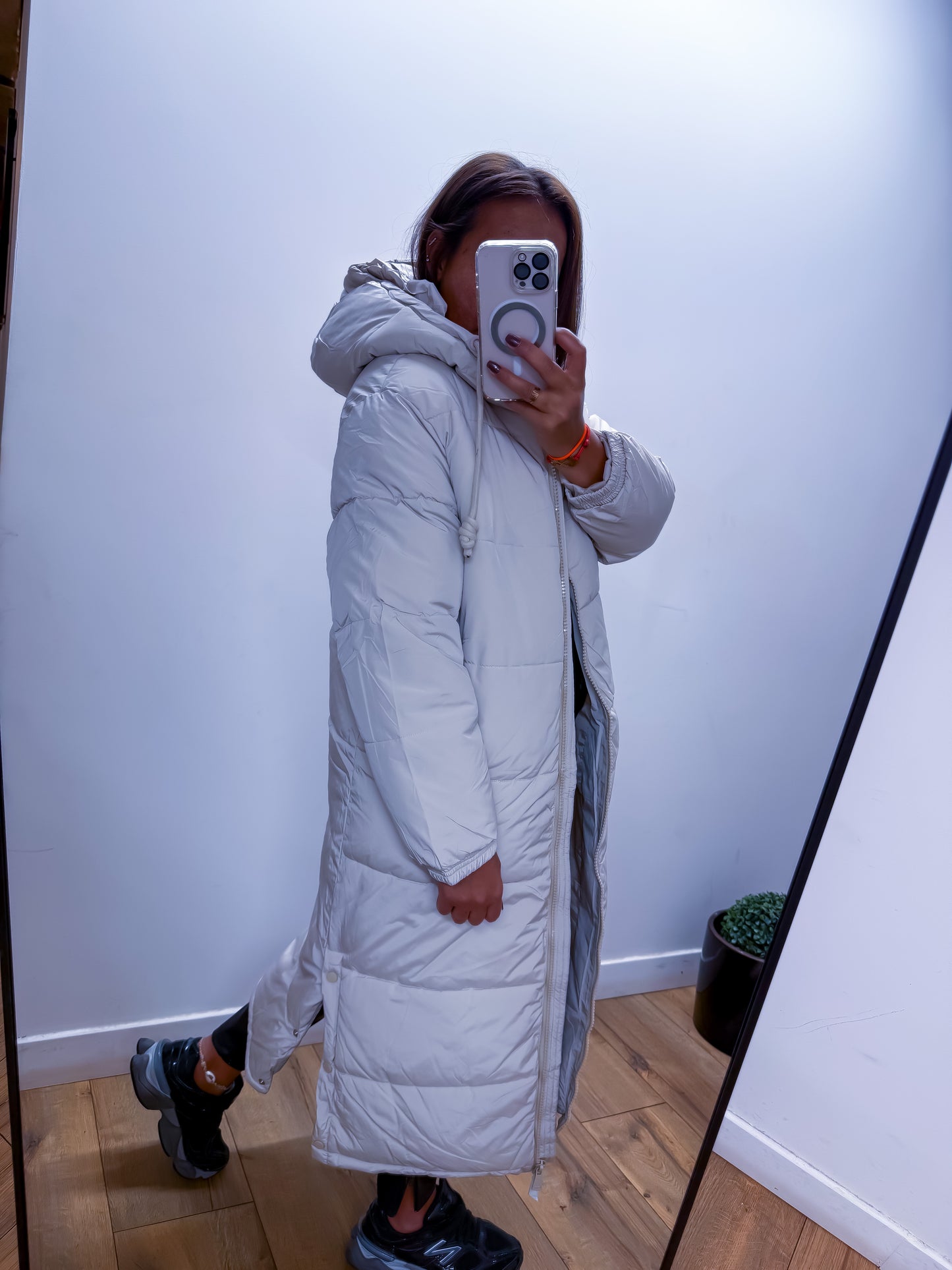 Puffer Beige Ultra Long